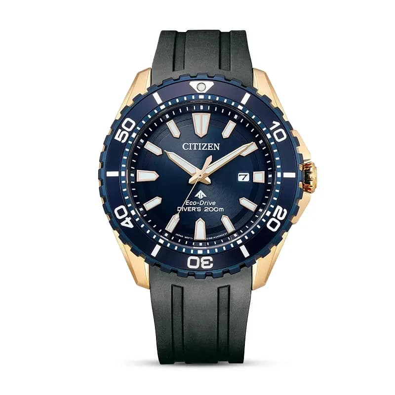 CITIZEN ECO-DRIVE GENTS WATCH BLUE DIAL - BN0196-01L