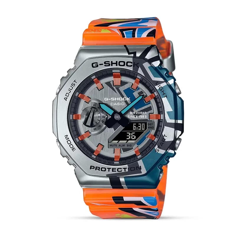 Casio G-Shock GM-2100 Series Analog Digital Watch (GM-2100SS-1A)