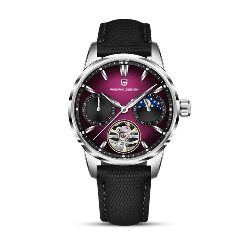 Pagani Design Tourbillon Moonphase Blue Dial Automatic Men's Watch | PD-YS021
