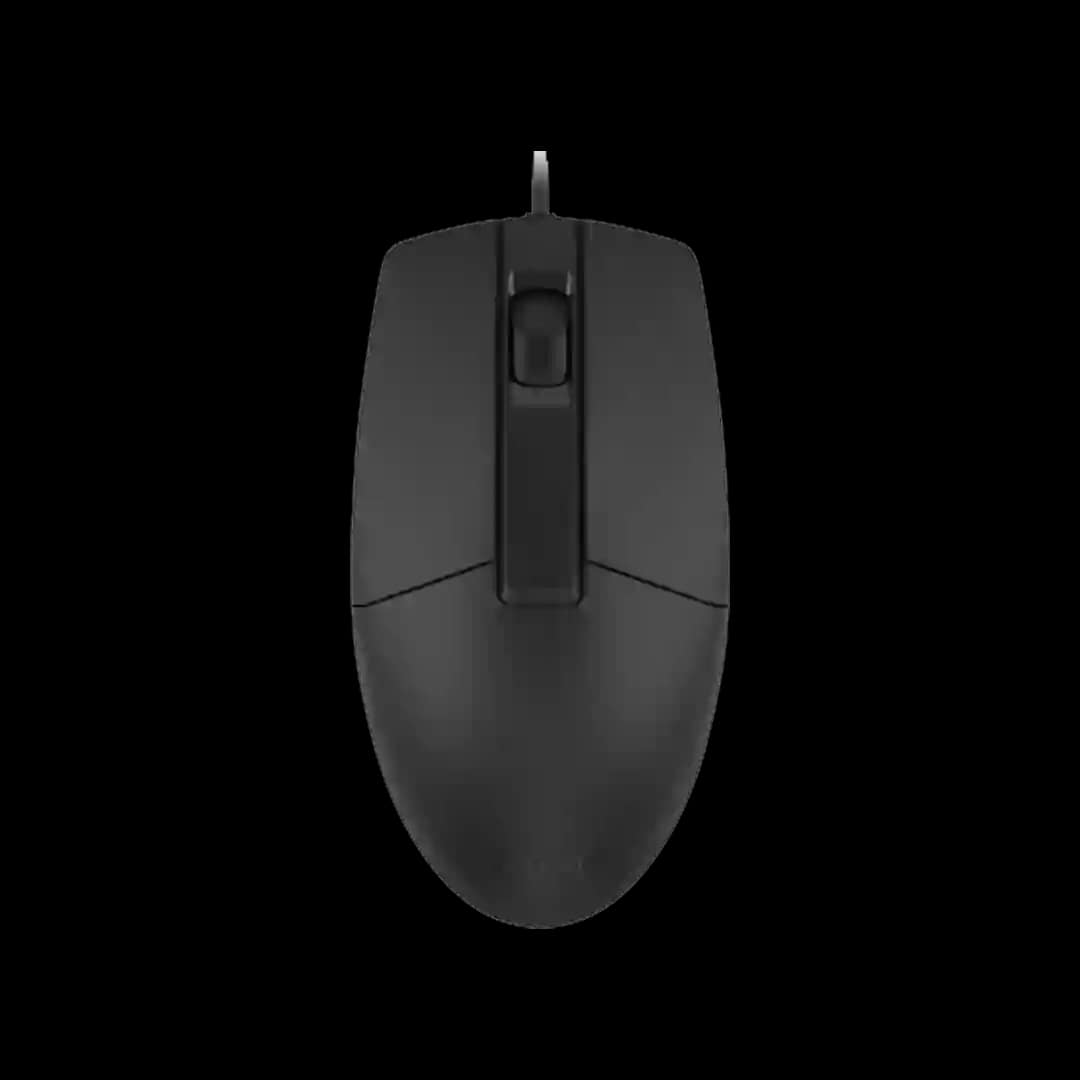 A4TECH OP-330 Optical Black USB Wired Mouse