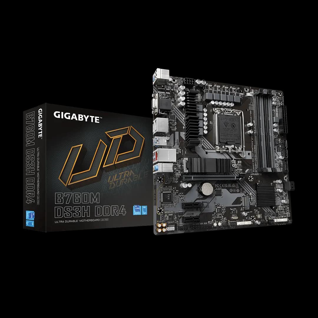 GIGABYTE B760M DS3H DDR4 (rev. 1.0) 13th and 12th Gen Motherboard