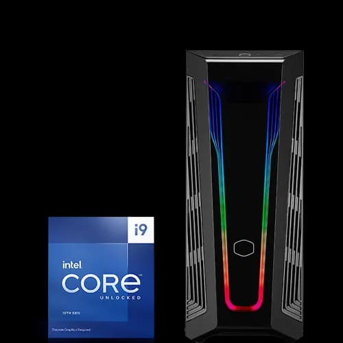 Gaming PC Intel 13th Gen Core i9-13900K Binary Logic & get Gift Retekess V115 Portable AM FM Radio