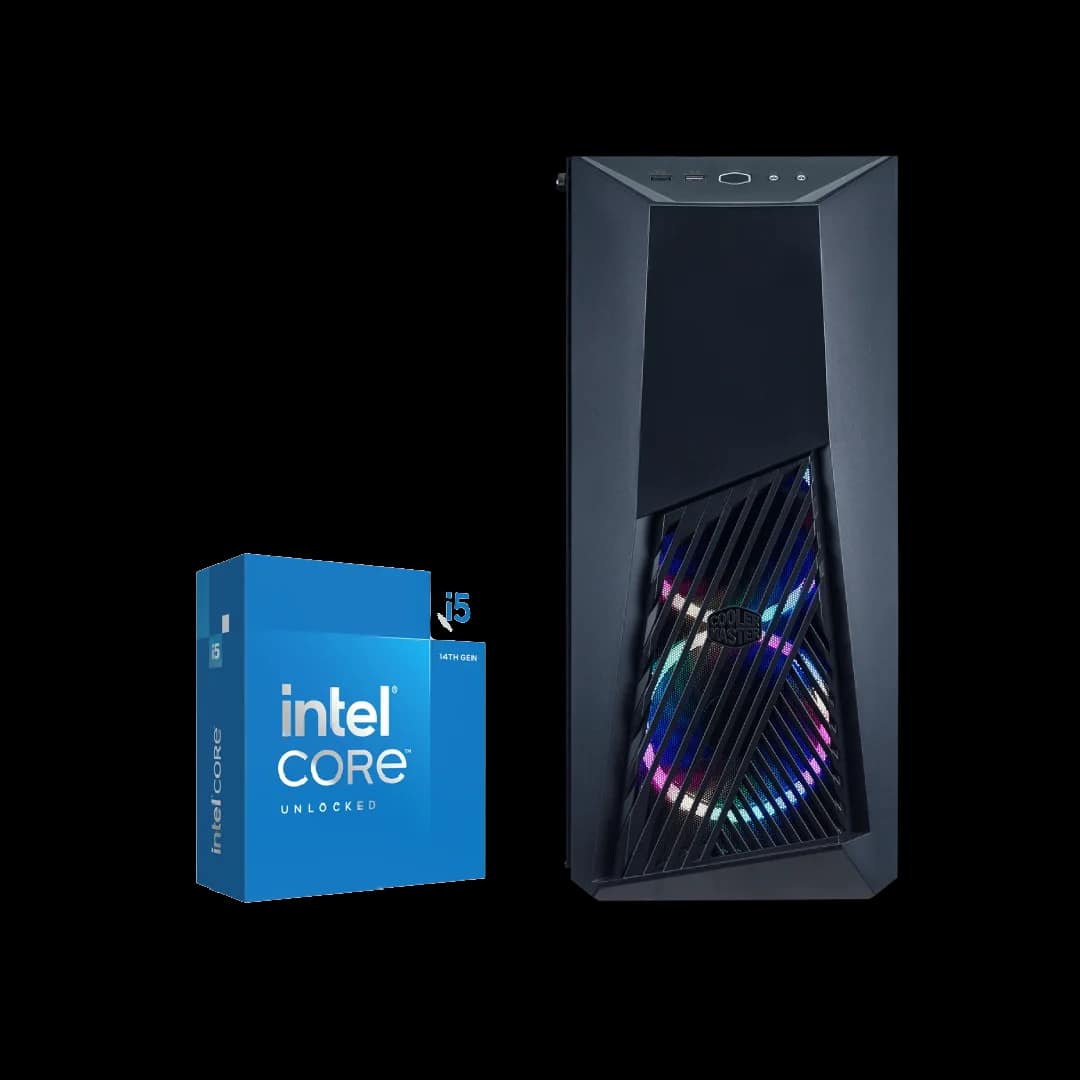 Intel 14th Gen Core i5-14600K Desktop PC with FXR-BM-29 Mouse & Intopic Jazz-565 Headphone Free