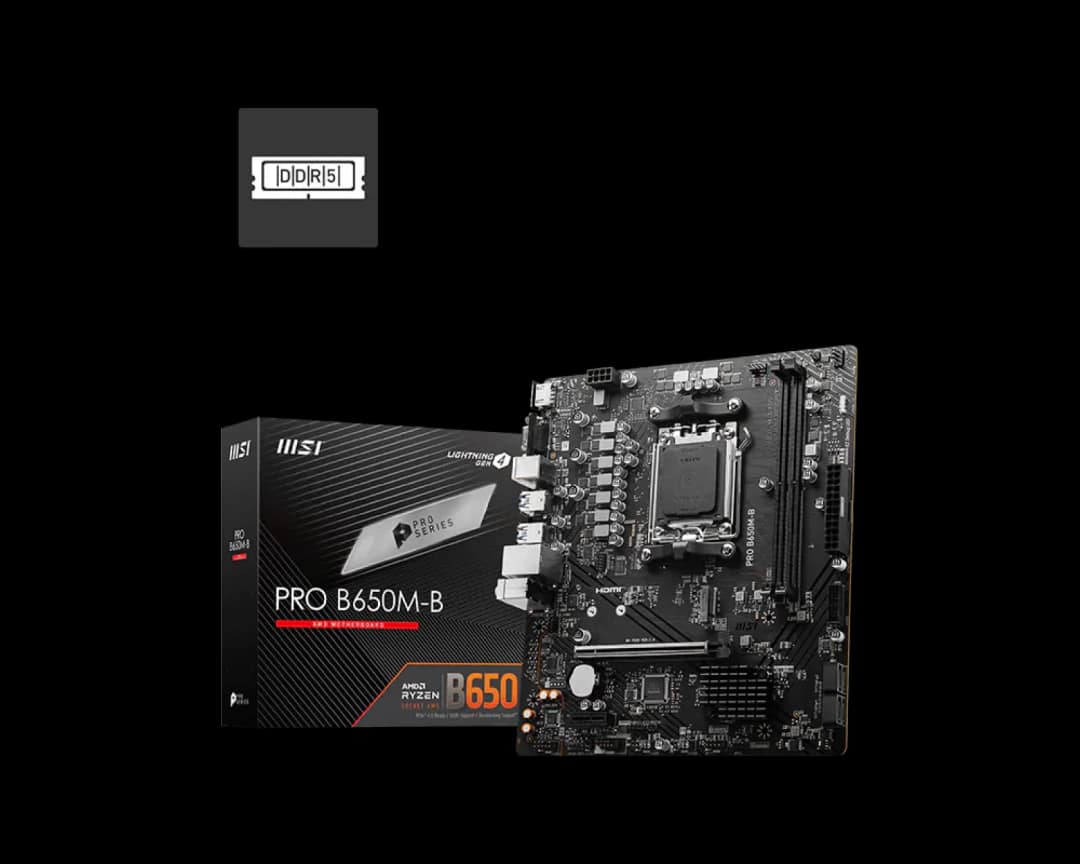 MSI PRO B650M-B DDR5 AMD AM5 m-ATX Motherboard