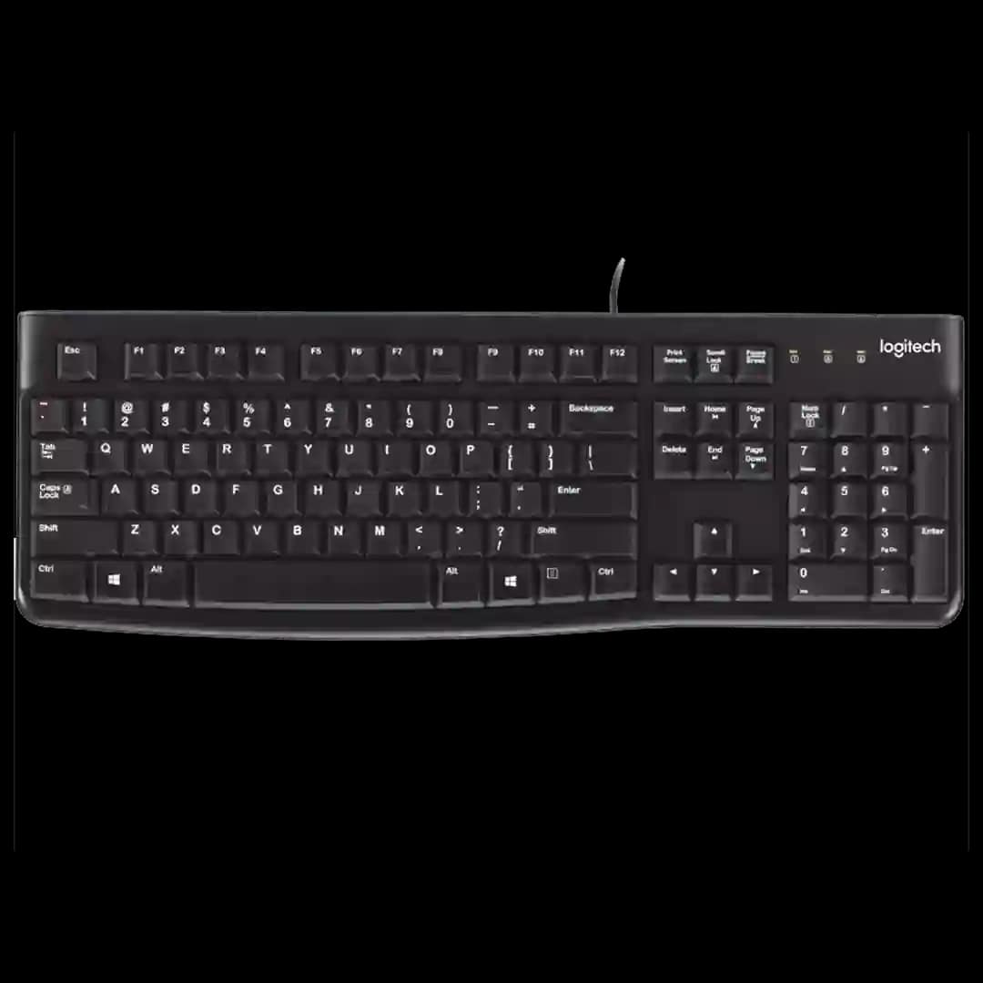 Logitech K120 Black USB Keyboard with Bangla