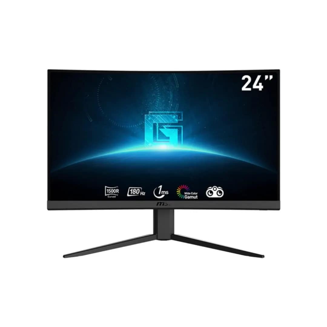 MSI Optix G24C4 E2 23.6 Inch 180Hz FHD VA GAMING Monitor