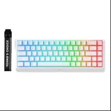 Mchose Ace 68 Esports HE Gaming Keyboard White Topographic