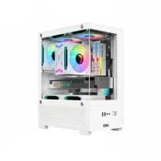 OVO CC20195 3X-ARGB ICE Cube Gaming Casing White