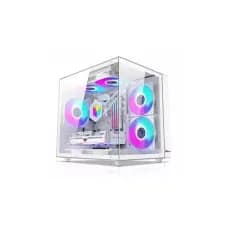 PC Power OCEAN VIEW WH M-Atx Mid Tower Gaming Case