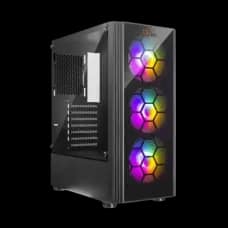 PC POWER PG-400 SPIDER WEB CRYSTAL ATX GAMING CASE (BLACK)