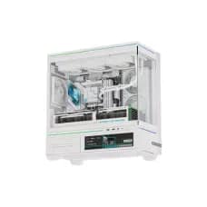 Thermalright M10W Vision Desktop Case with 6.9" LCD Display (White)
