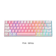 Zifriend ZA646 RGB 63 Keys Gaming Mechanical Keyboard