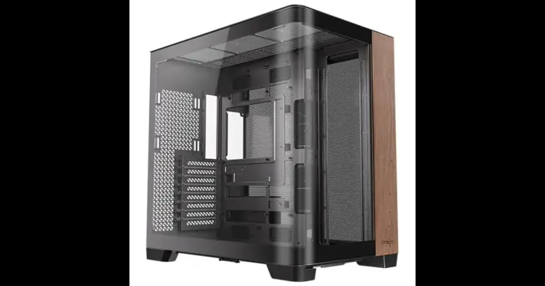 Antec C8 CURVE WOOD Constellation Series Full View E-ATX Full Tower Gaming Casing