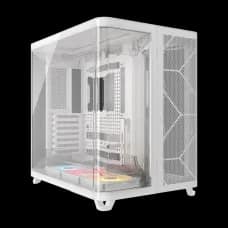 Corsair AIR 5400 RS-R ARGB Triple Chamber E-ATX Mid-Tower Casing White