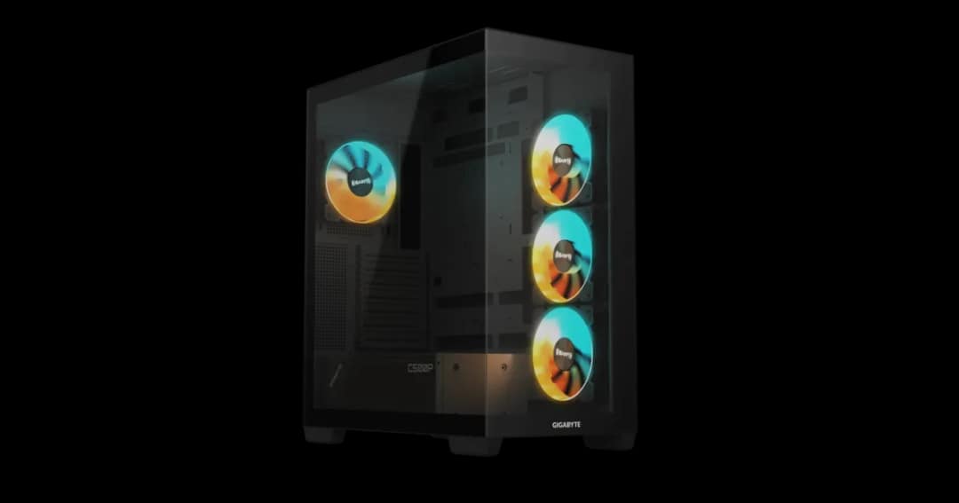 GIGABYTE C500 PANORAMIC STEALTH Mid Tower Gaming Casing