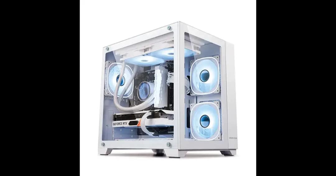 Golden Field Seaview M360 White Mini Tower Micro-ATX Gaming Case