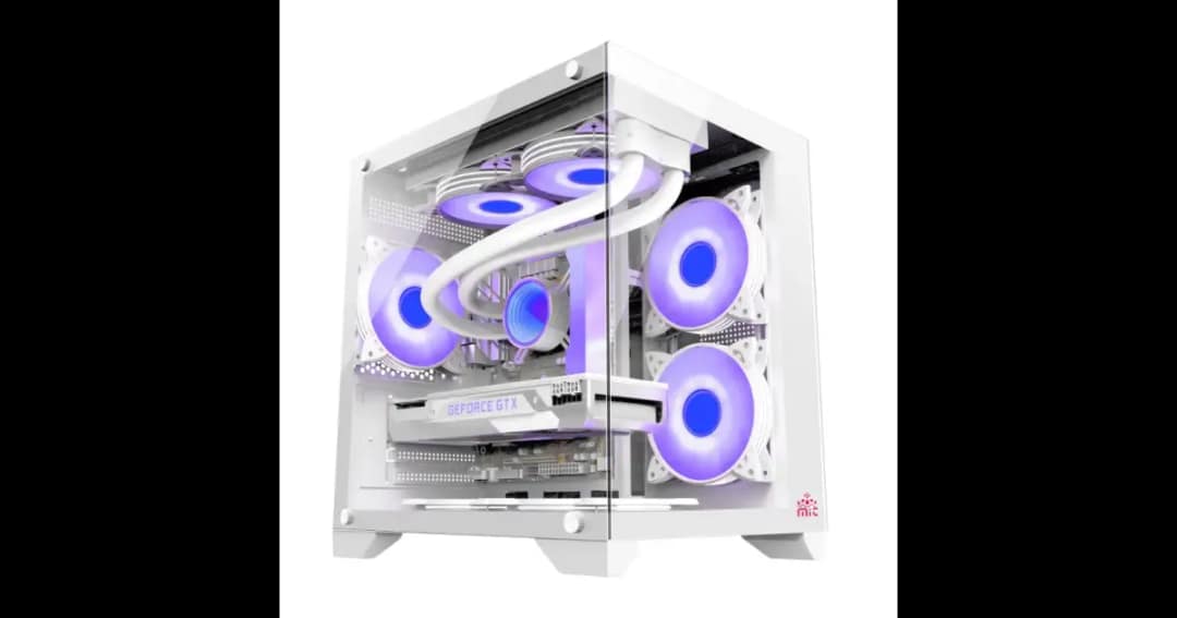 Monarch Mystery Box X5 Desktop Gaming Case White