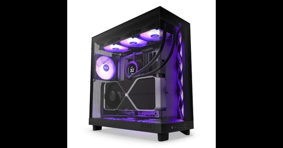 NZXT H6 Flow RGB 2023 Compact Dual-Chamber Mid-tower Airflow Casing