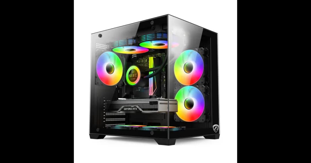 PC Power ICEBOX X2 BK mATX Mid Tower Gaming Casing