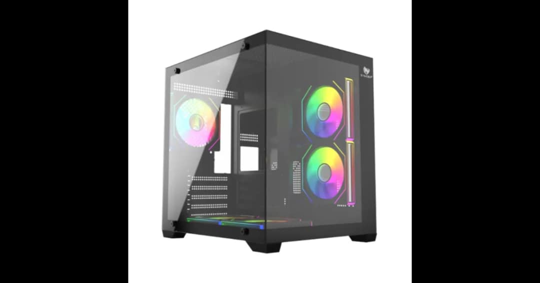 T-Wolf Mystery Box NV X5 Infinity ARGB M-ATX Mid Tower Gaming Casing