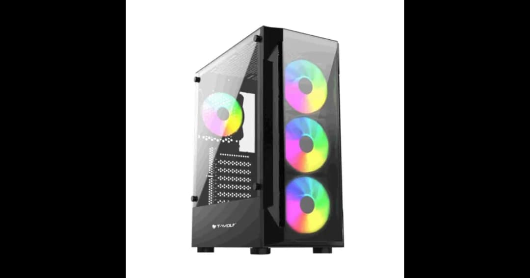 T-wolf Platina X4 ARGB Mid-Tower ATX Gaming Casing