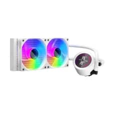1STPLAYER TS4 240 ARGB Liquid CPU Cooler White