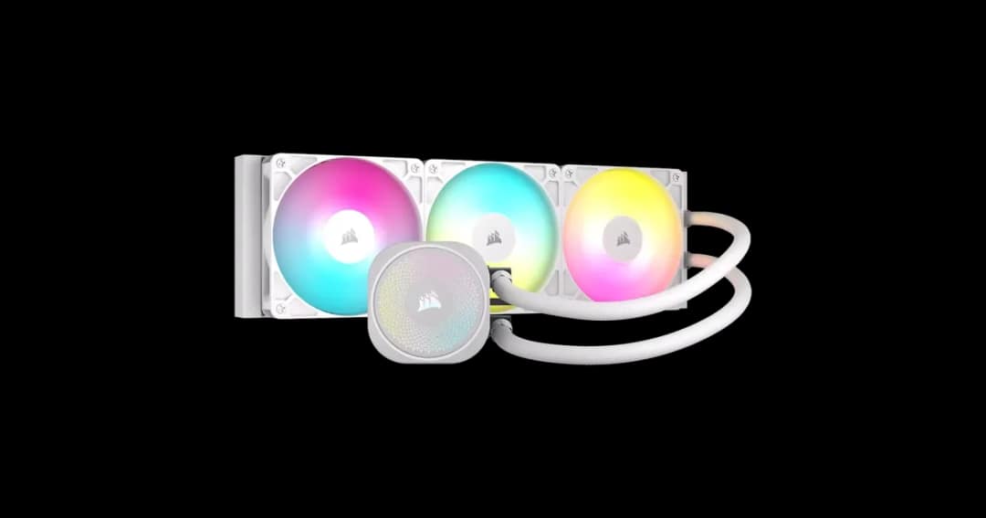 Corsair NAUTILUS 360 RS ARGB 360mm Liquid CPU Cooler White (CPUC17012)