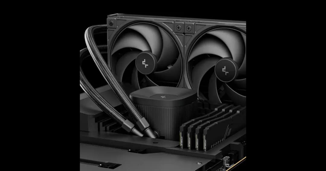 DeepCool LE240 V2 ZERO DARK 240mm All-in-One Liquid CPU Cooler