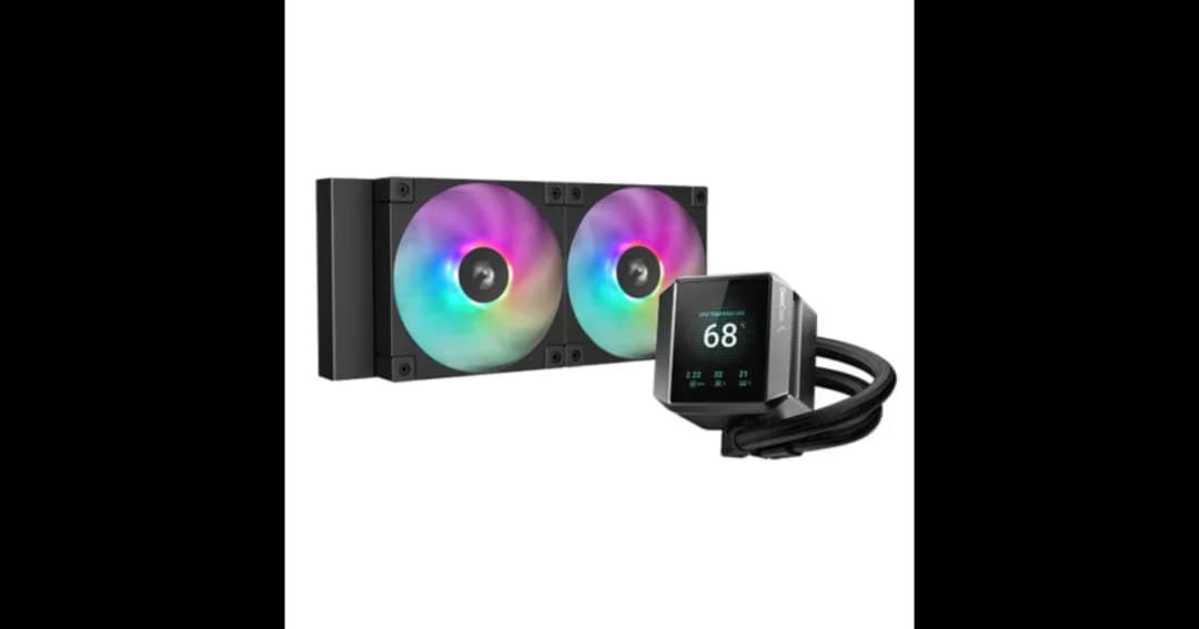 DeepCool MYSTIQUE 240 ARGB 240mm Liquid CPU Cooler With Display