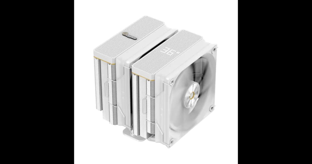Ocypus Iota A62 WH Dual Tower Air CPU Cooler With Display