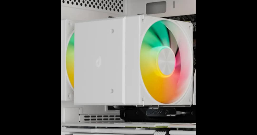 upHere UE2TC6 ARGB Dual Tower Air CPU Cooler
