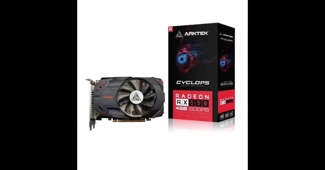 ARKTEK AMD Radeon RX 550 4GB GDDR5 Graphics Card