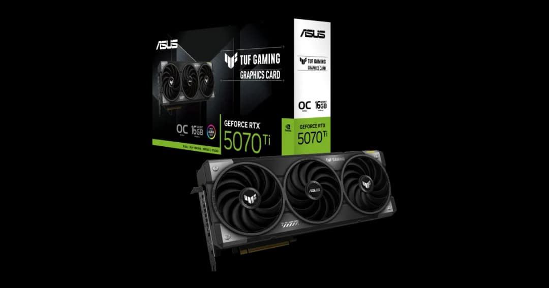 ASUS TUF Gaming GeForce RTX 5070 Ti 16GB GDDR7 OC Edition Graphics Card