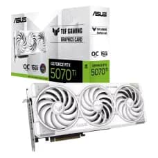 ASUS TUF Gaming GeForce RTX 5070 Ti 16GB GDDR7 White OC Edition Graphics Card