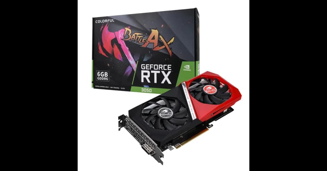 Colorful Geforce RTX 3050 NB Duo 6GB-V GDDR6 Graphics Card