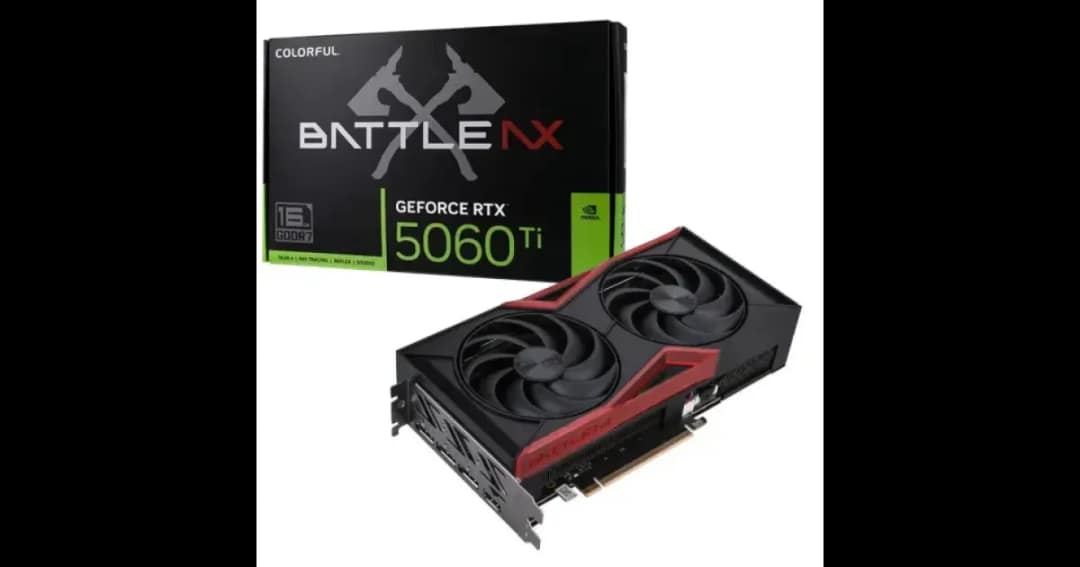Colorful GeForce RTX 5060 Ti Battle AX NB DUO 16GB-V GDDR7 Graphics Card