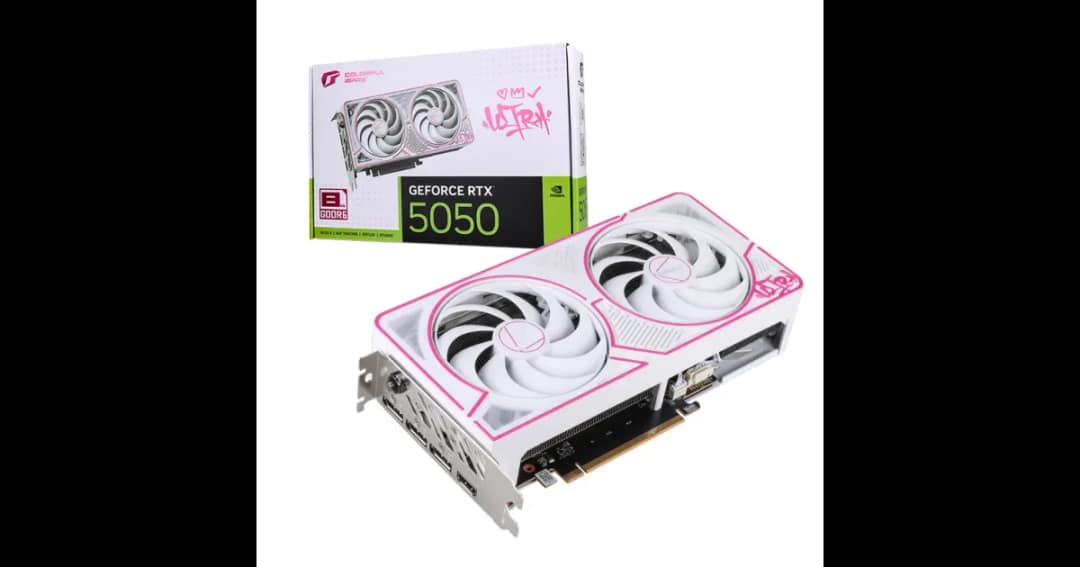 Colorful iGame GeForce RTX 5050 Ultra W DUO OC 8GB-V GDDR6 Graphics Card