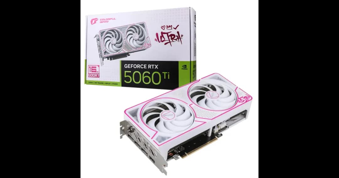 Colorful iGame GeForce RTX 5060 Ti Ultra W DUO OC 16GB-V GDDR7 Graphics Card
