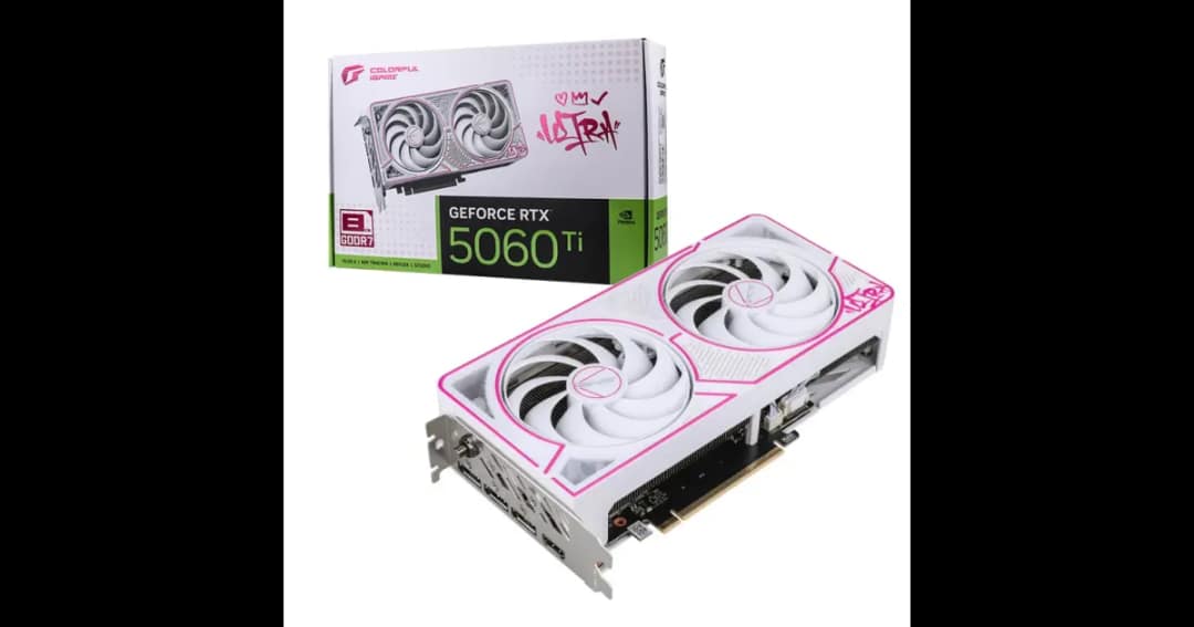Colorful iGame GeForce RTX 5060 Ti Ultra W DUO OC 8GB-V GDDR7 Graphics Card