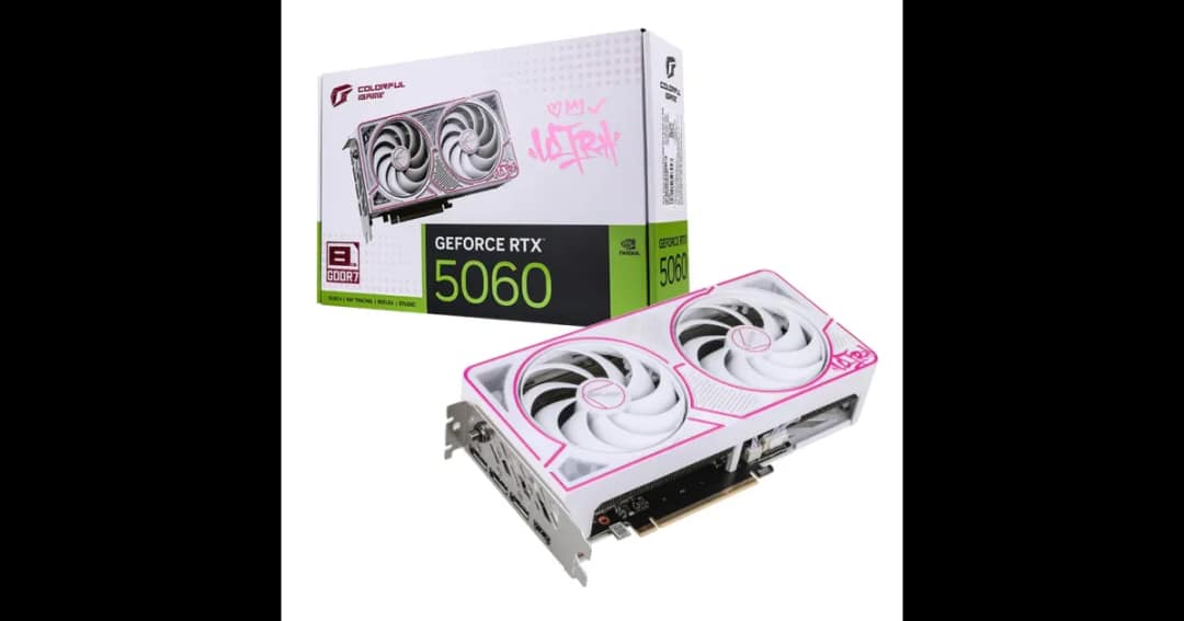 Colorful iGame GeForce RTX 5060 Ultra W DUO OC 8GB-V GDDR7 Graphics Card