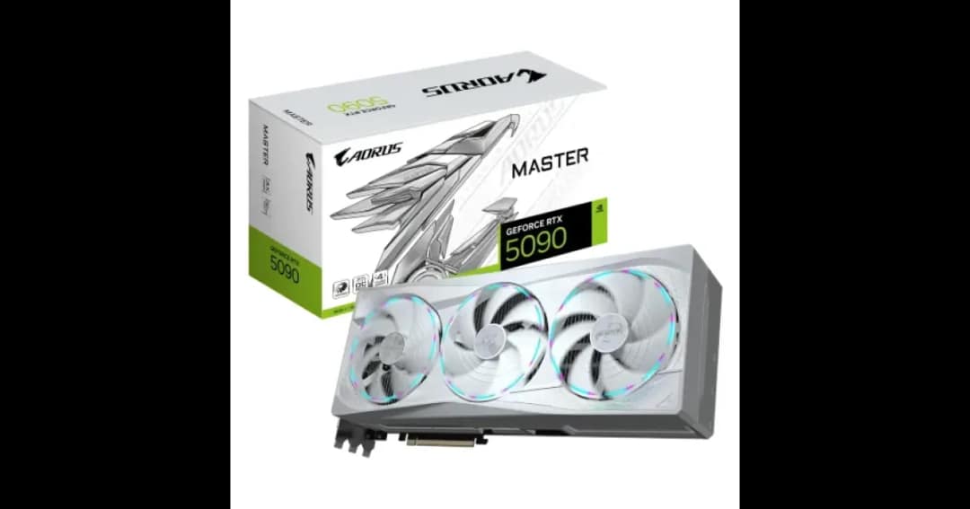 GIGABYTE AORUS GeForce RTX 5090 MASTER ICE 32G GDDR7 Graphics Card