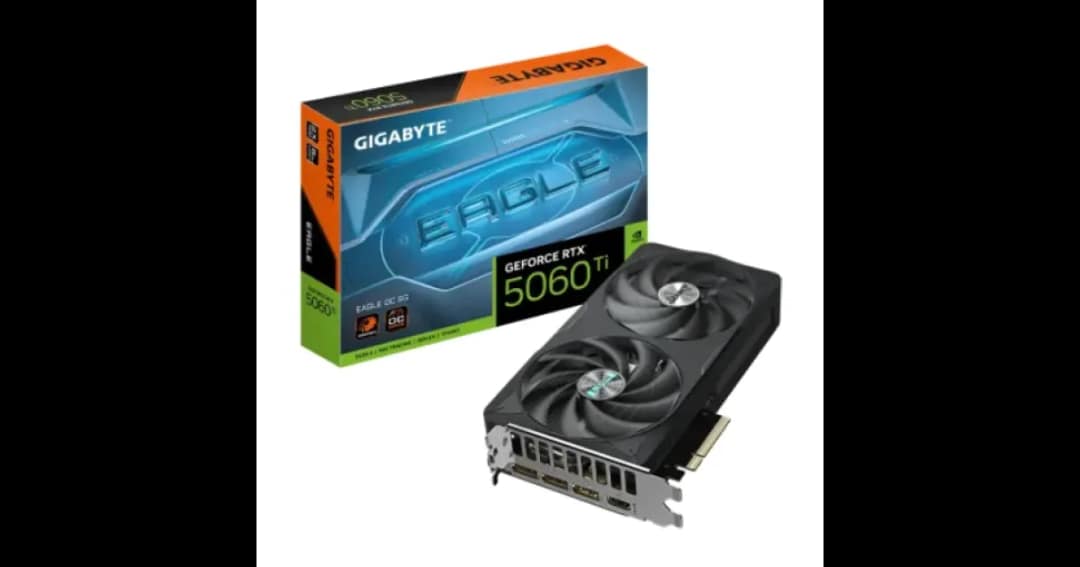 GIGABYTE GeForce RTX 5060 Ti EAGLE OC 8GB GDDR7 Graphics Card