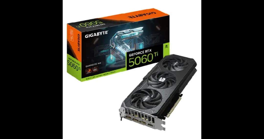 GIGABYTE GeForce RTX 5060 Ti GAMING OC 16GB GDDR7 Graphics Card