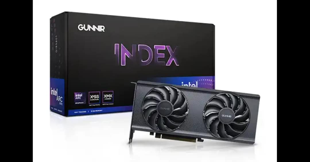 GUNNIR Intel Arc B580 Index 12G GDDR6 Graphics Card