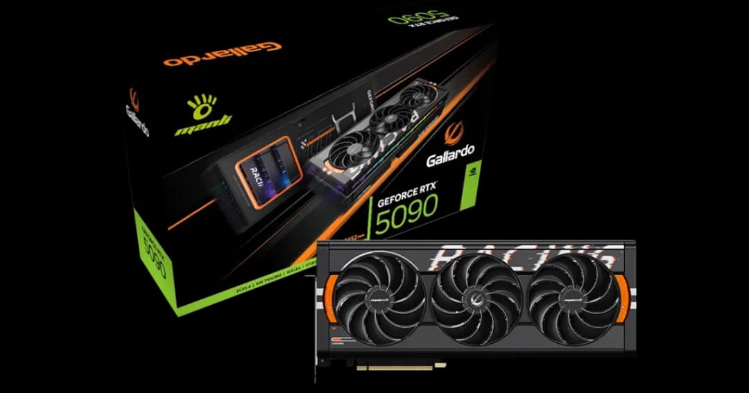 Manli Gallardo GeForce RTX 5090 OC 32GB GDDR7 Graphics Card