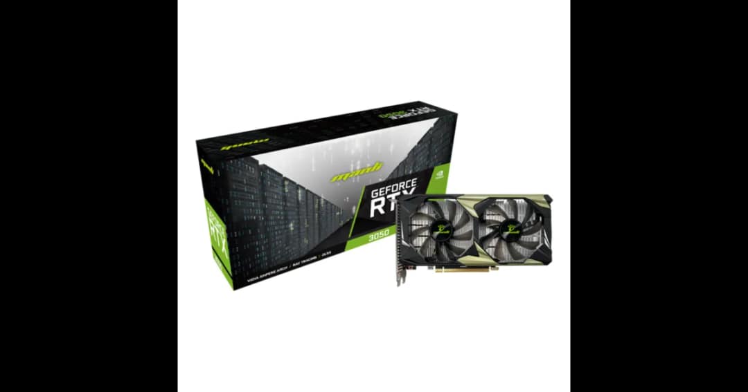 Manli GeForce RTX 3050 6GB Nebula Twin V2 GDDR6 Graphics Card