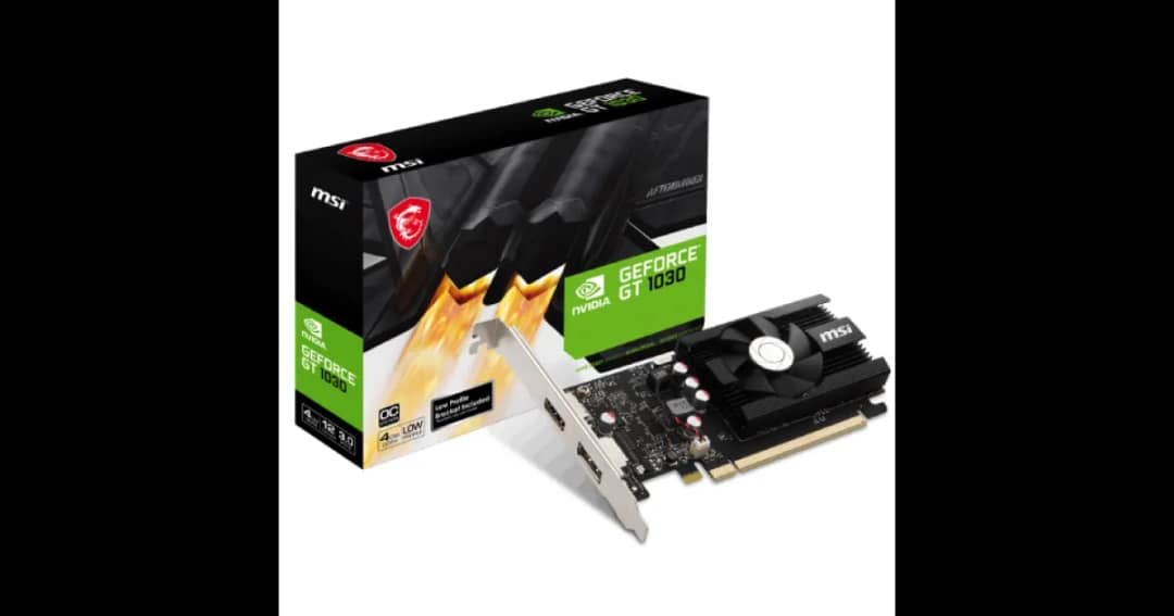 MSI GeForce GT 1030 4GD4 LP OC 4GB Graphics Card