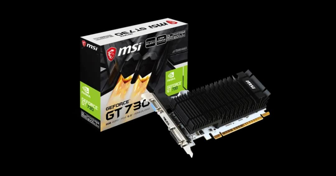 MSI GeForce GT 730 2GB DDR3 Graphics Card