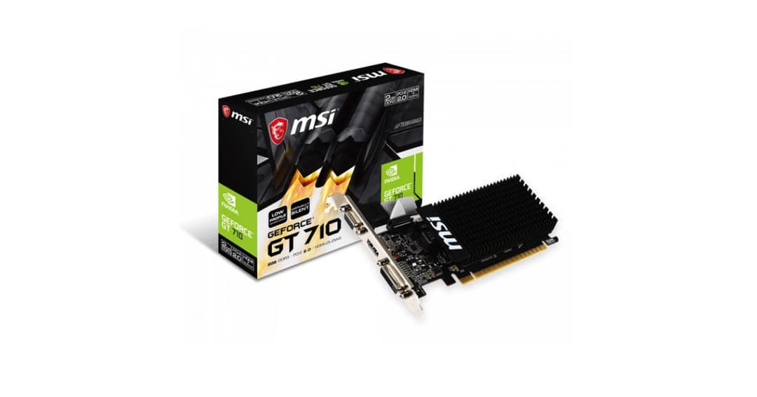 MSI GT 710 2GD3H LP 2GB DDR3 Gaming Graphic Card