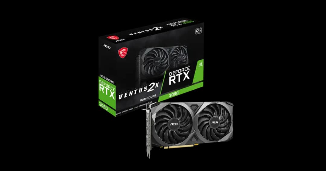 MSI GeForce RTX 3060 VENTUS 2X OC 8GB Graphics Card